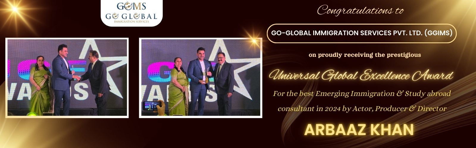Universal Global Excellence Award