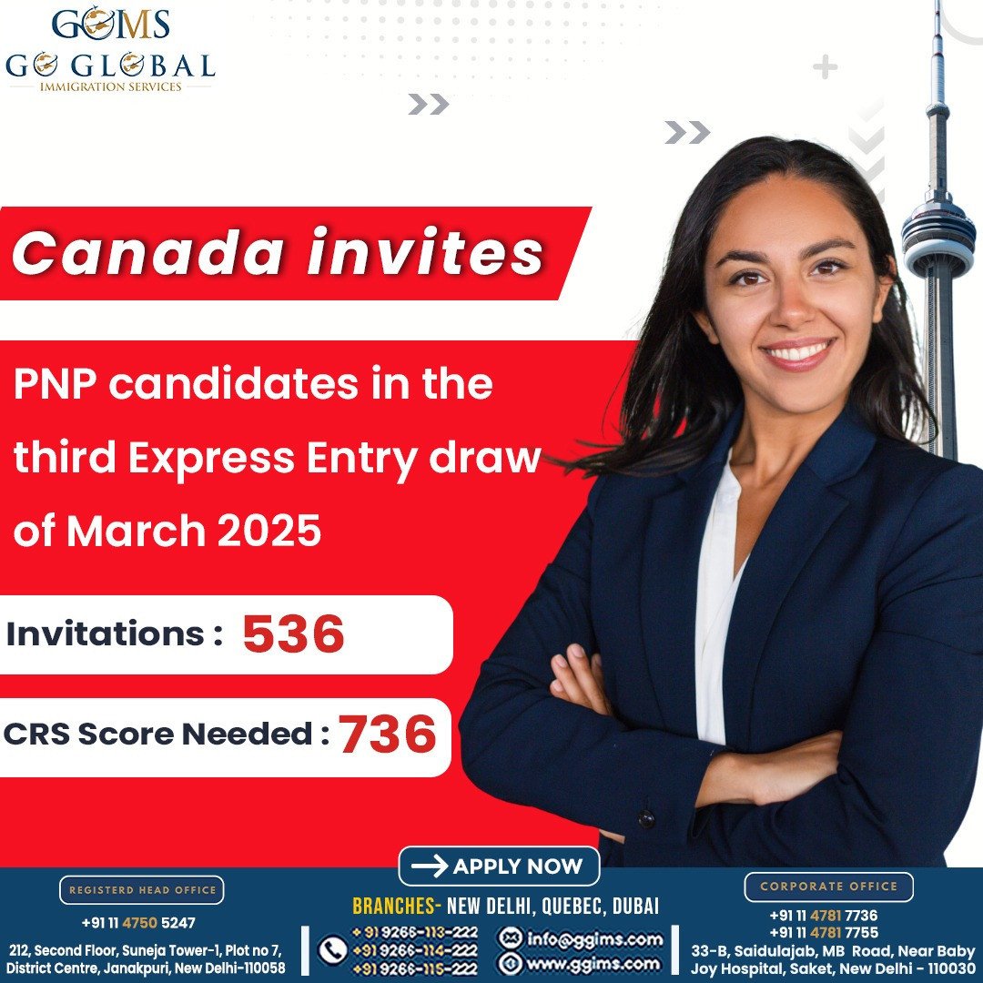 Canada invites PNP candidates in the third Express Entry draw of March 2025