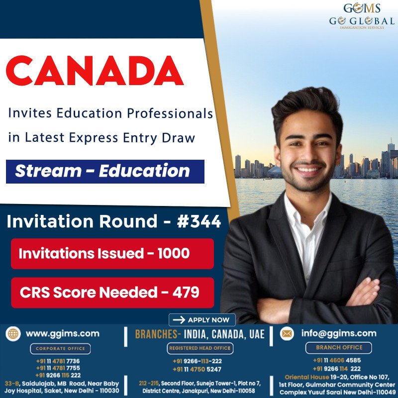 Canada Invites Education Professionals in Latest Express Entry Draw