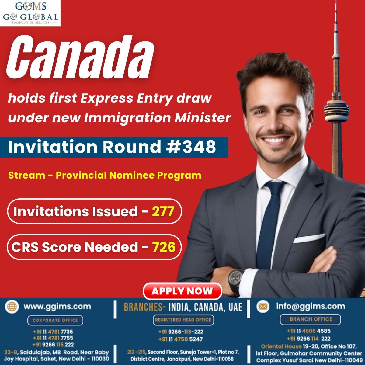 Canada holds first Express Entry draw under new Immigration Minister